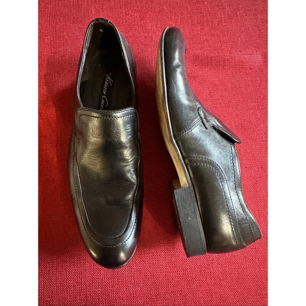 Kenneth Cole New York Men’s  Leather Slip on Dress Shoes, 8